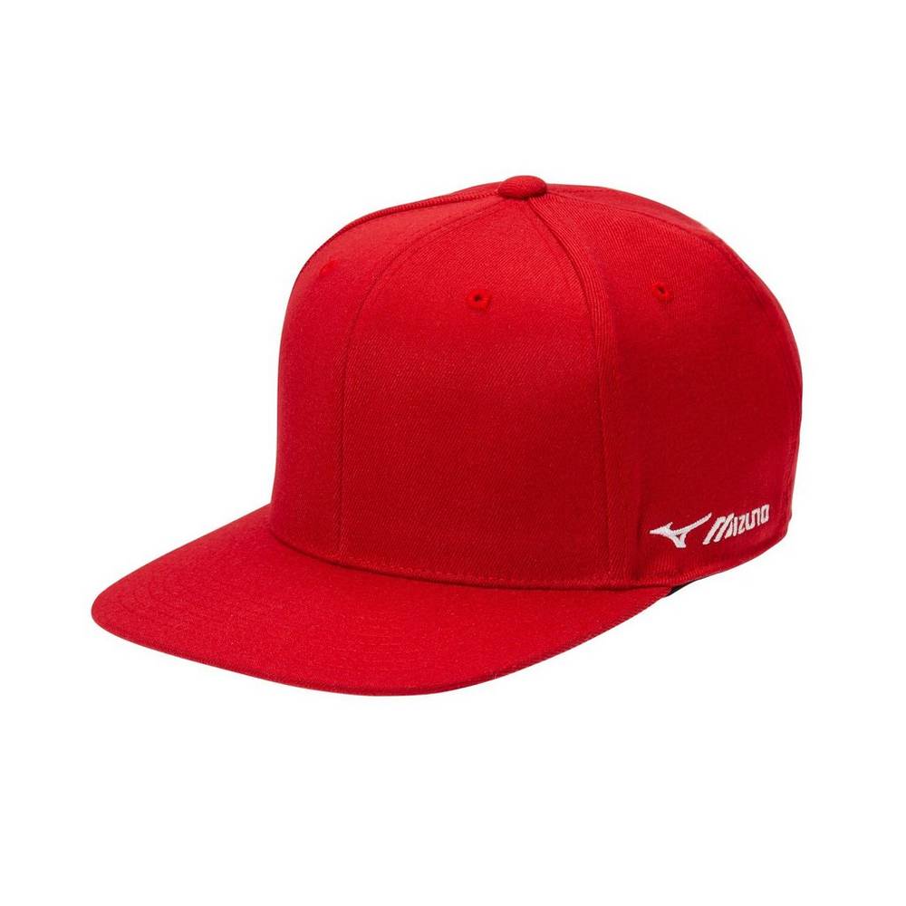 Mens Mizuno Team Snapback Hat Red Philippines (JELXVB890)